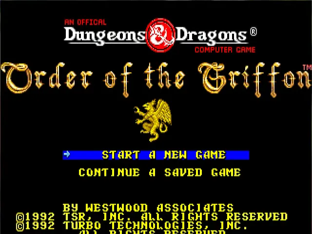 Dungeons & Dragons: Order of the Griffon screenshot