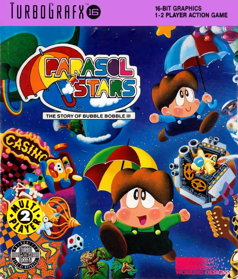 Parasol Stars: The Story of Bubble Bobble III box art