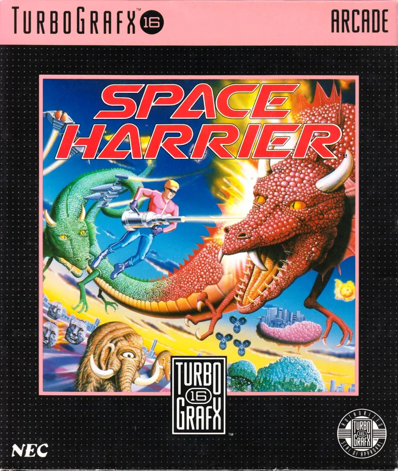 Space Harrier box art
