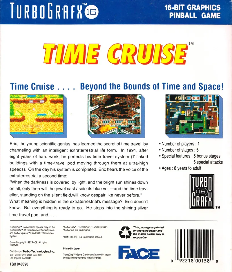 Time Cruise box back