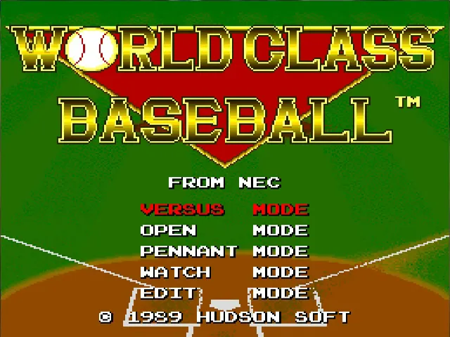 World Class Baseball screenshot