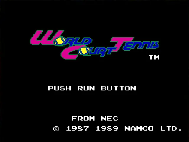 World Court Tennis screenshot