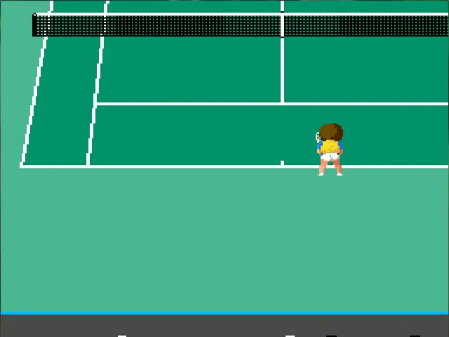 Backdrop artwork for World Court Tennis