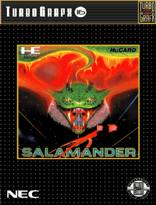Salamander cover art for NEC TurboGrafx-16