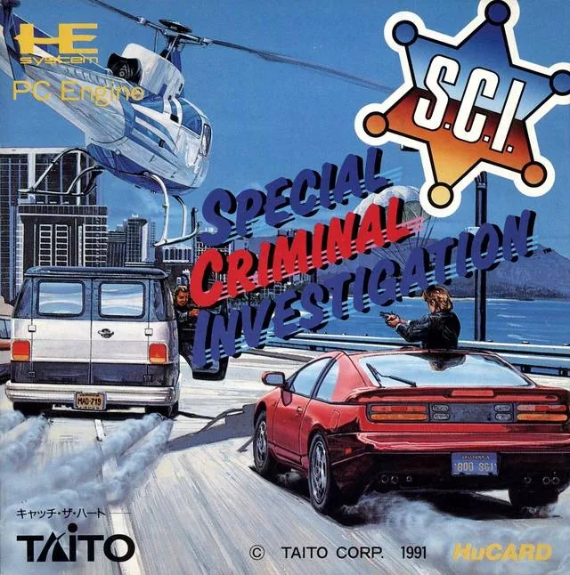 S.C.I. - Special Criminal Investigation cover art for NEC TurboGrafx-16