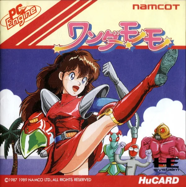 Wonder Momo cover art for NEC TurboGrafx-16