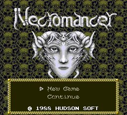Jaseiken Necromancer title screen