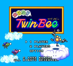 Detana!! TwinBee title screen