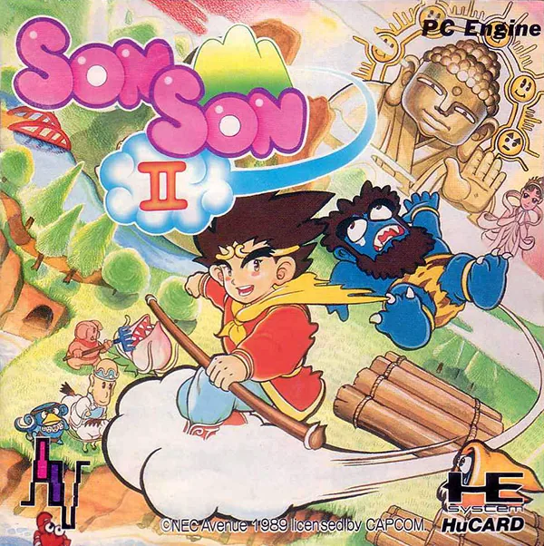 Son Son II cover art for NEC TurboGrafx-16