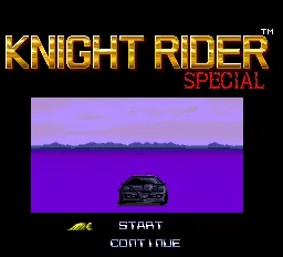 Knight Rider Special title screen