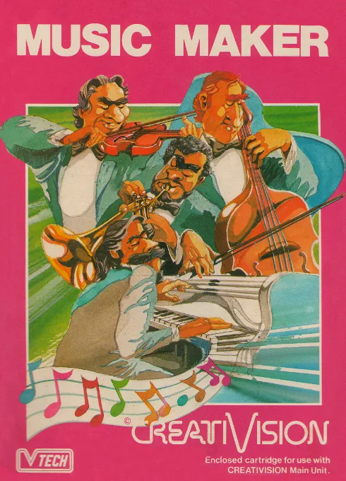 Music Maker cover art for VTech CreatiVision