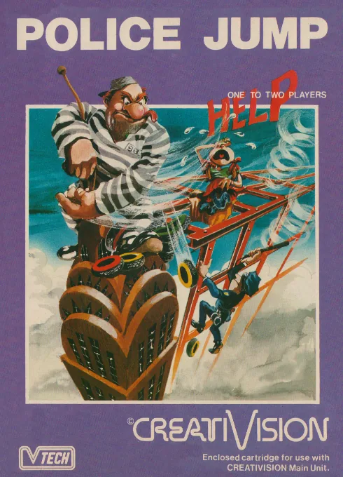 Police Jump cover art for VTech CreatiVision