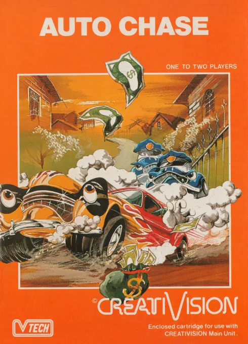 Auto Chase cover art for VTech CreatiVision