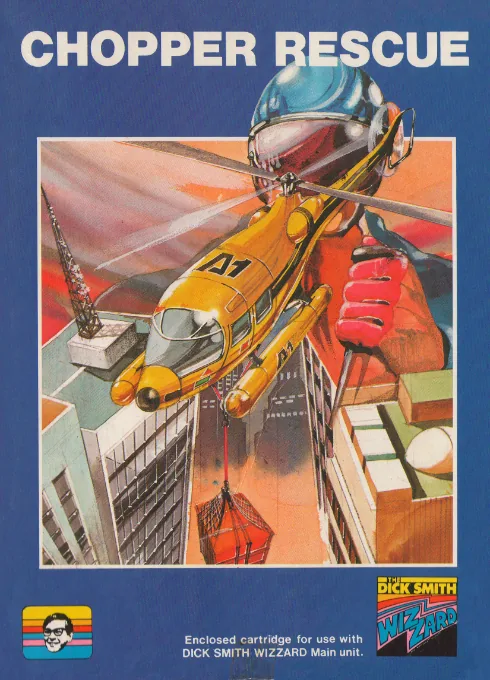 Chopper Rescue cover art for VTech CreatiVision