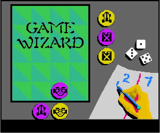 Backdrop artwork for Game Wizard