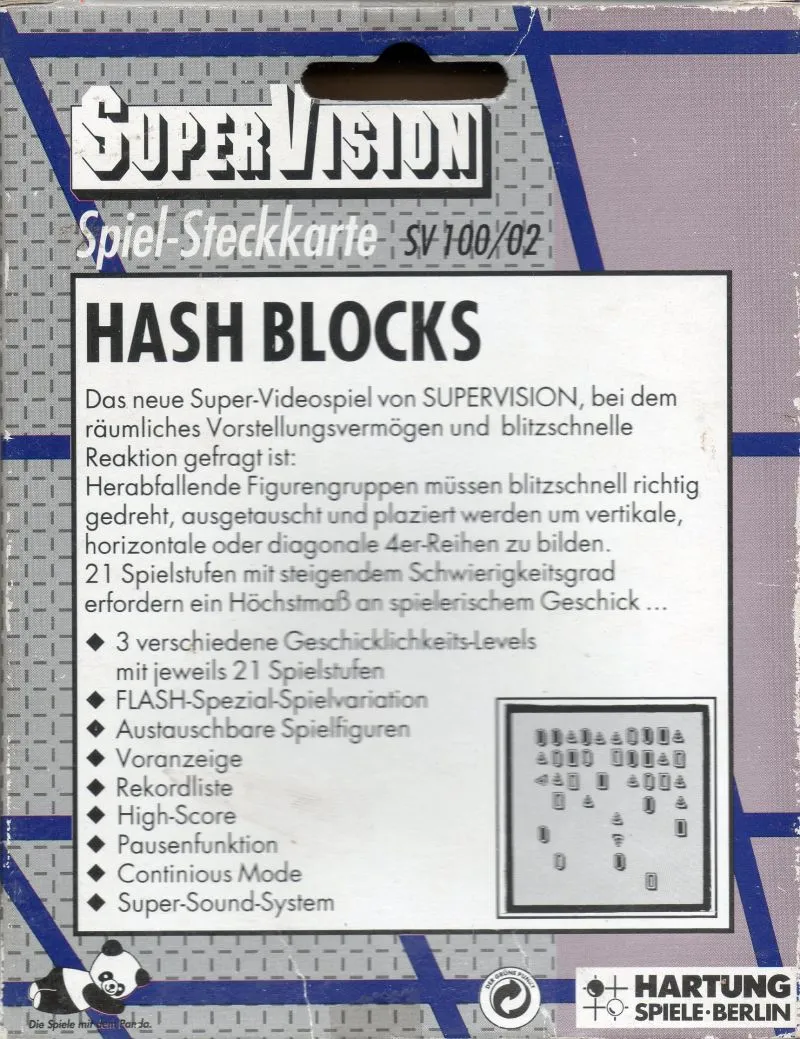 Hash Blocks box back