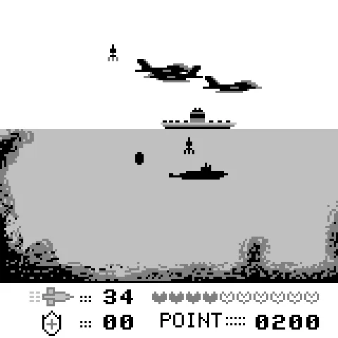 Backdrop artwork for P-52 Sea Battle