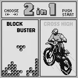 2 in 1: Block Buster + Cross High title screen