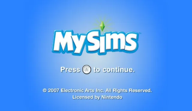 MySims screenshot