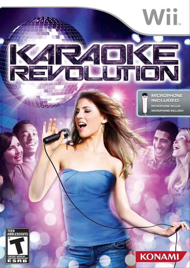 Karaoke Revolution cover art for Nintendo Wii