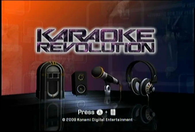 Backdrop artwork for Karaoke Revolution