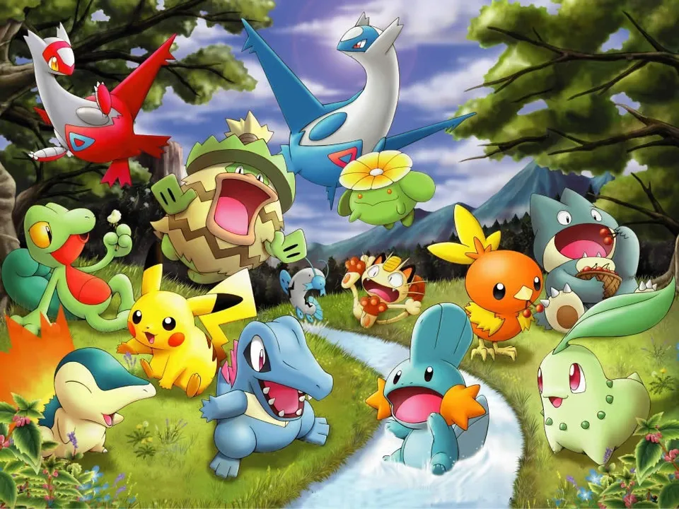 Backdrop artwork for PokéPark Wii: Pikachu's Adventure