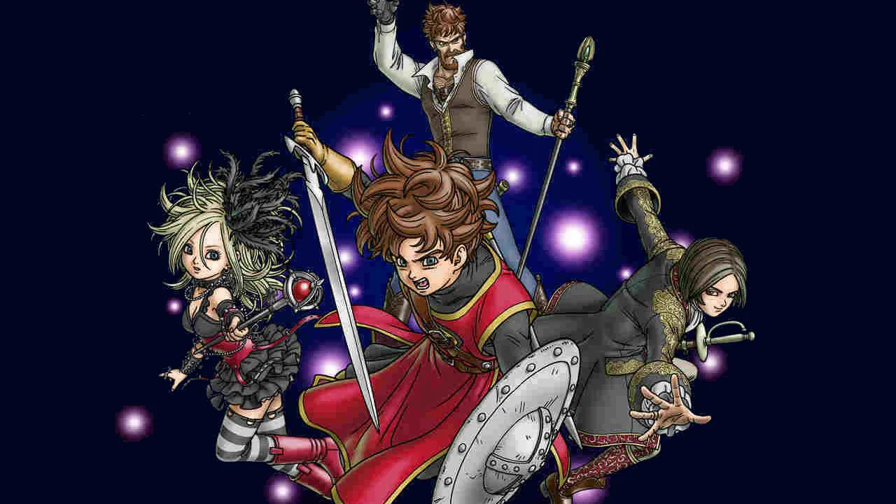 Backdrop artwork for Dragon Quest Swords: The Masked Queen and the Tower of Mirrors