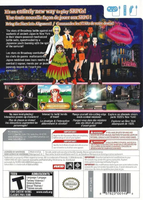 Sakura Wars: So Long, My Love box back