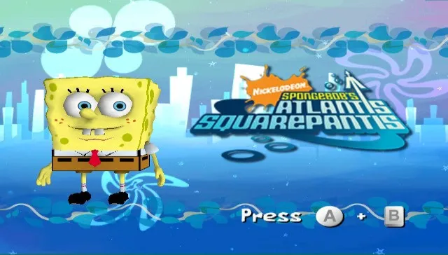 Backdrop artwork for SpongeBob's Atlantis SquarePantis