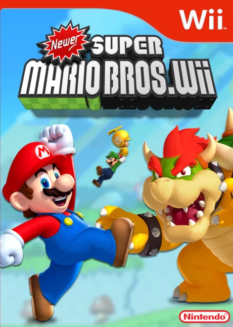 Newer Super Mario Bros. Wii Hellboy Edition box art
