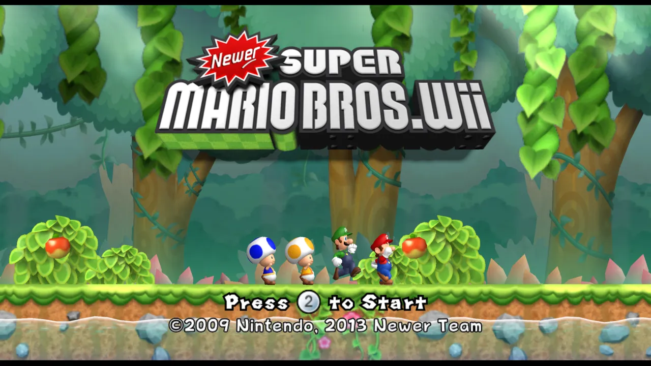 Newer Super Mario Bros. Wii Hellboy Edition screenshot