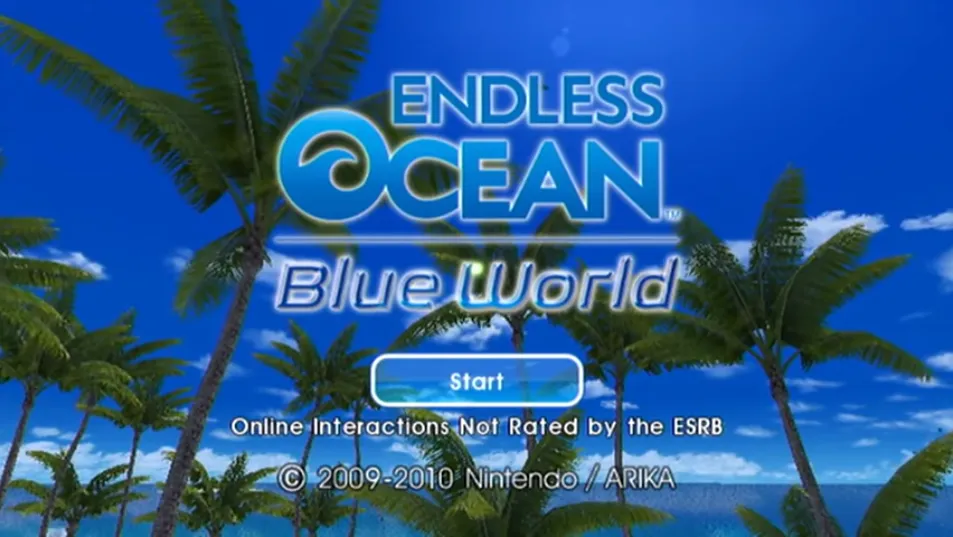 Backdrop artwork for Endless Ocean: Blue World