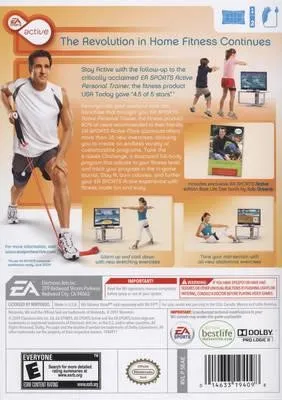 EA Sports Active: More Workouts box back