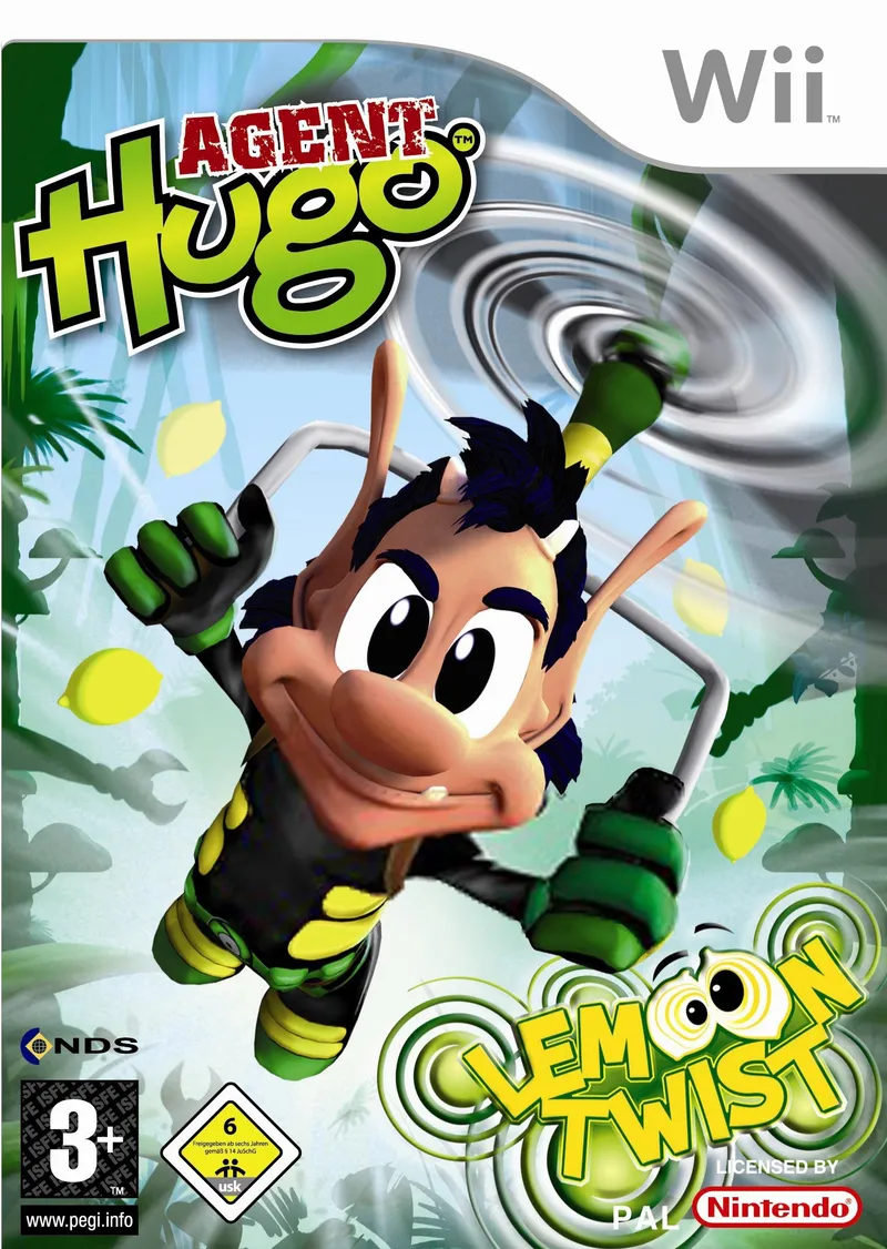 Agent Hugo: Lemoon Twist cover art for Nintendo Wii