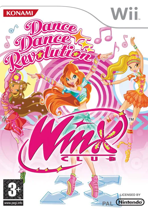 Dance Dance Revolution: Winx Club box art