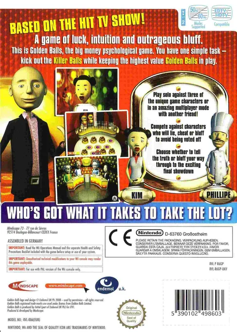 Golden Balls box back