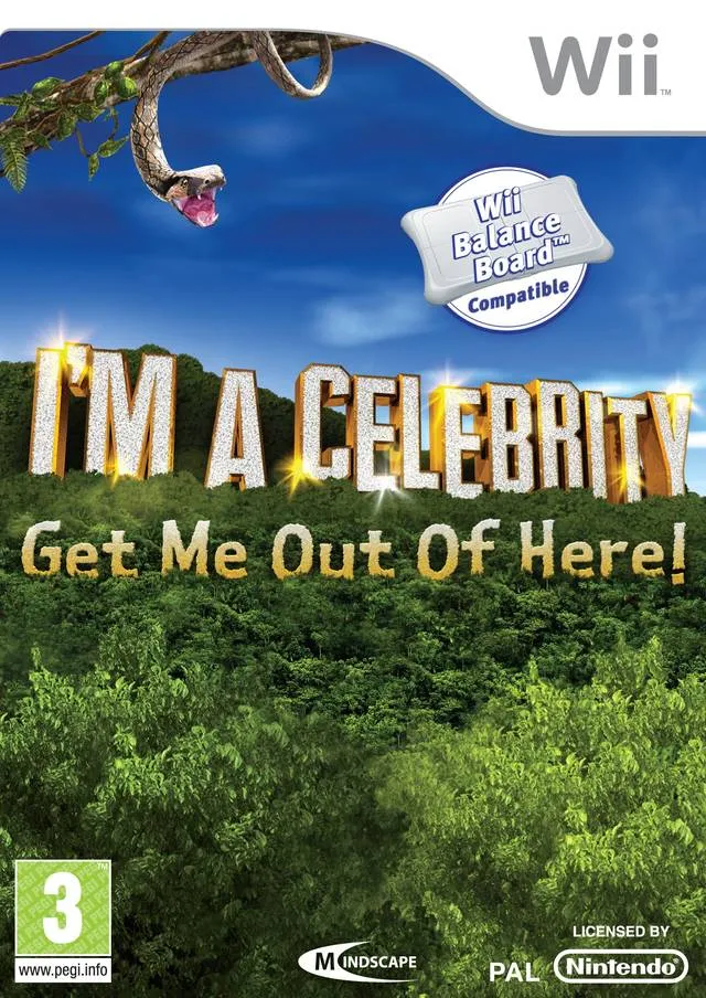 I'm a Celebrity...Get Me Out of Here! cover art for Nintendo Wii