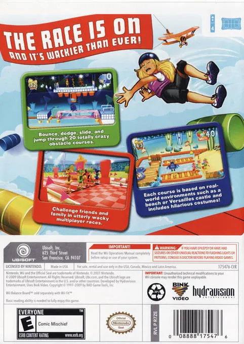 Team Elimination Games box back