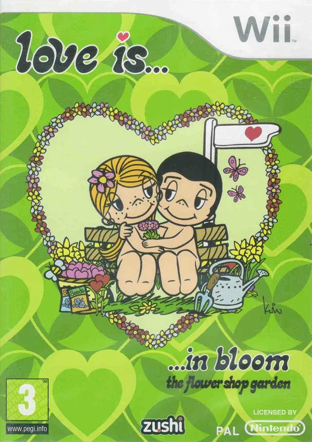 Love is... in Bloom: The Flower Shop Garden cover art for Nintendo Wii