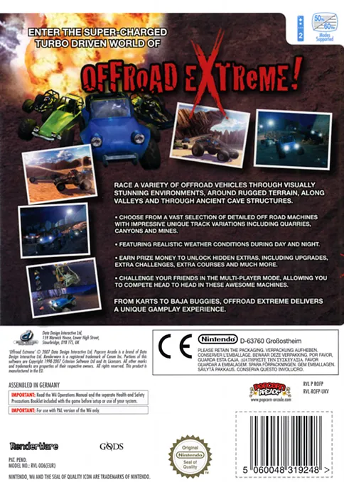 Offroad Extreme! box back