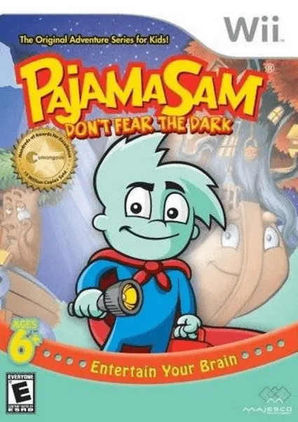 Pajama Sam: Don't Fear the Dark box art