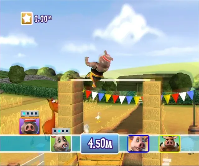 Backdrop artwork for Party Pigs: Farmyard Games