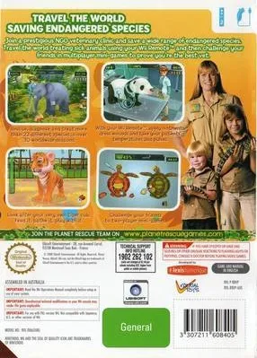 Petz Rescue: Wildlife Vet box back