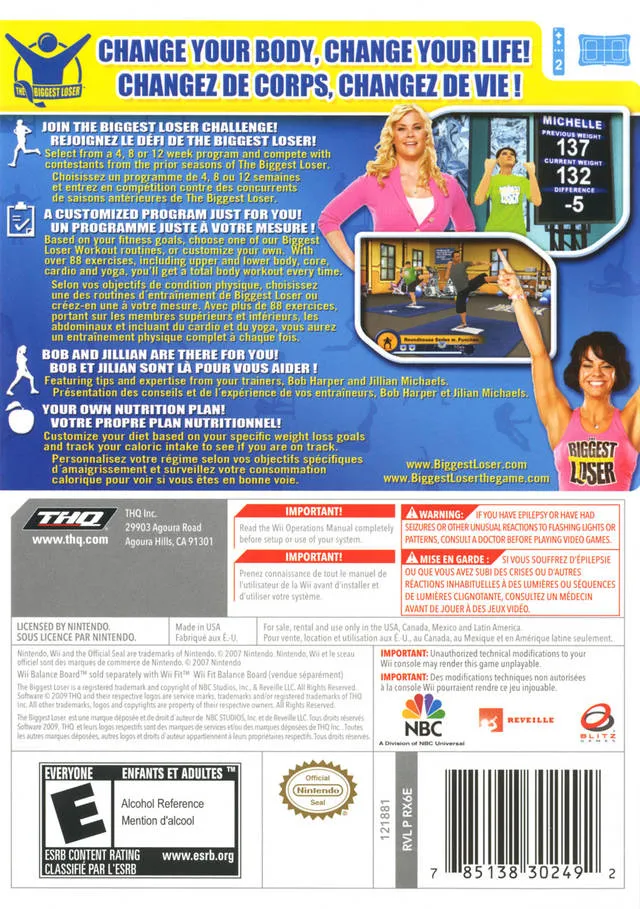 The Biggest Loser box back