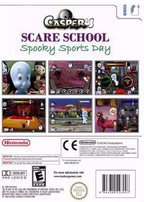Casper's Scare School: Spooky Sports Day box back