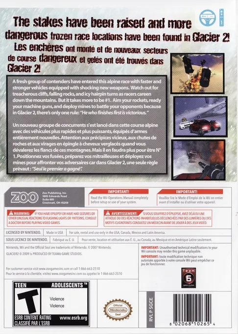 Glacier 2 box back