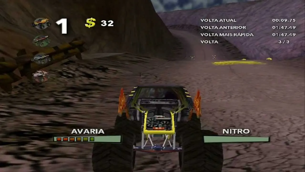 Backdrop artwork for Monster Trux: Offroad