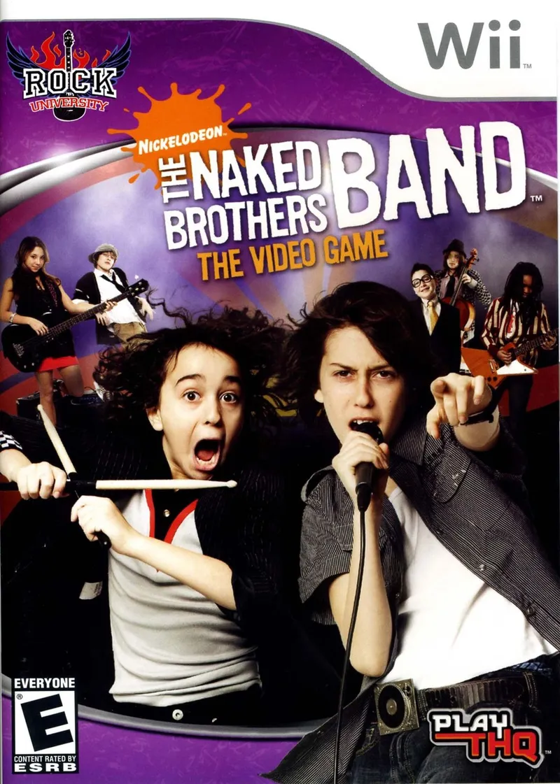 The Naked Brothers Band: The Video Game box art