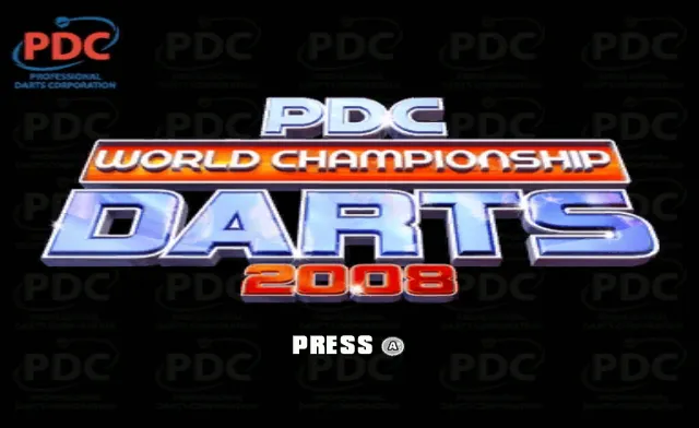 PDC World Championship Darts 2008 screenshot