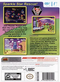 Reader Rabbit: Preschool box back